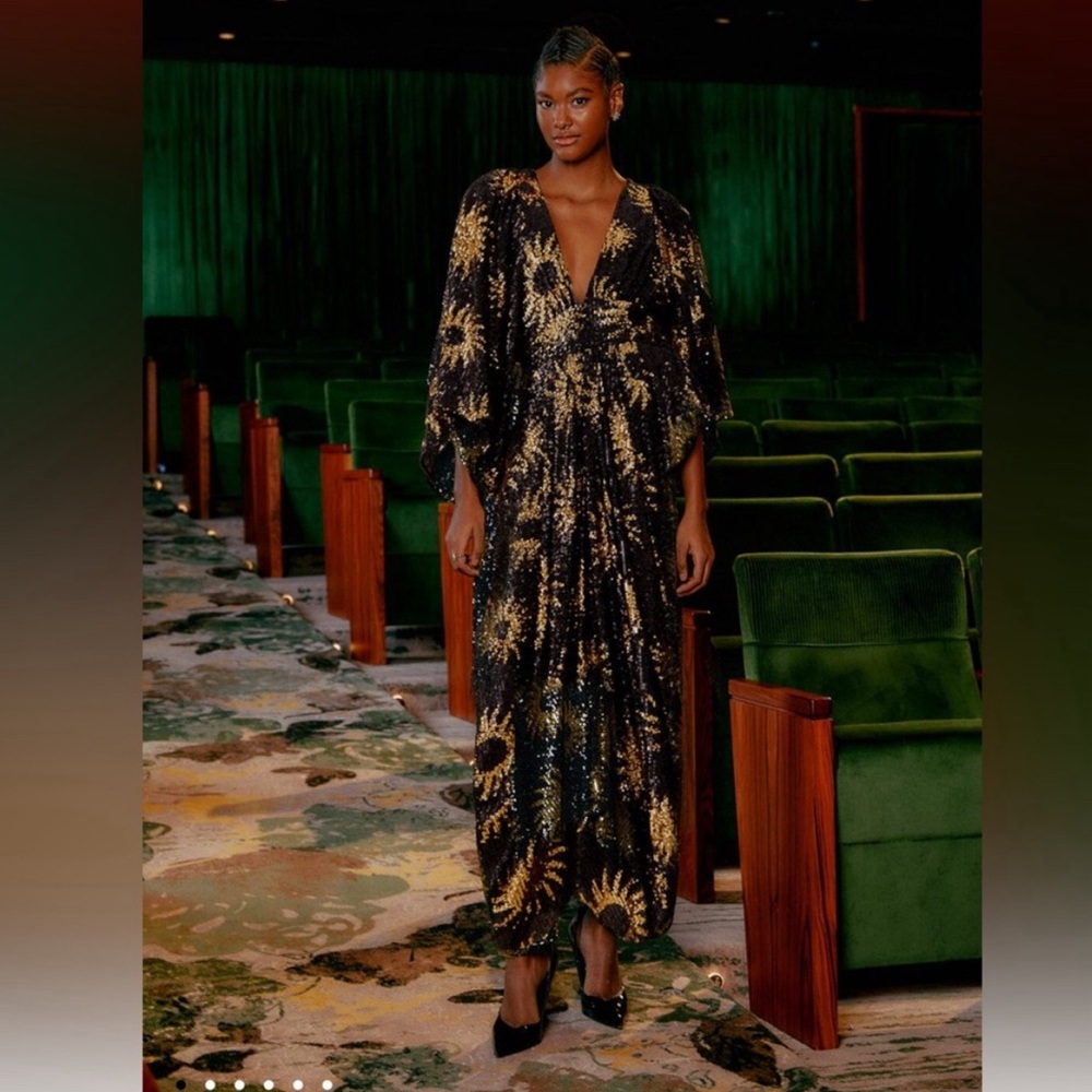 FARM Rio Sunny Days Sequin Maxi